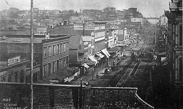 2nd Street, flat into the distance